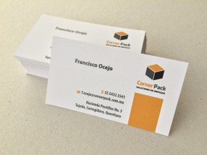 Tarjetas de presentación